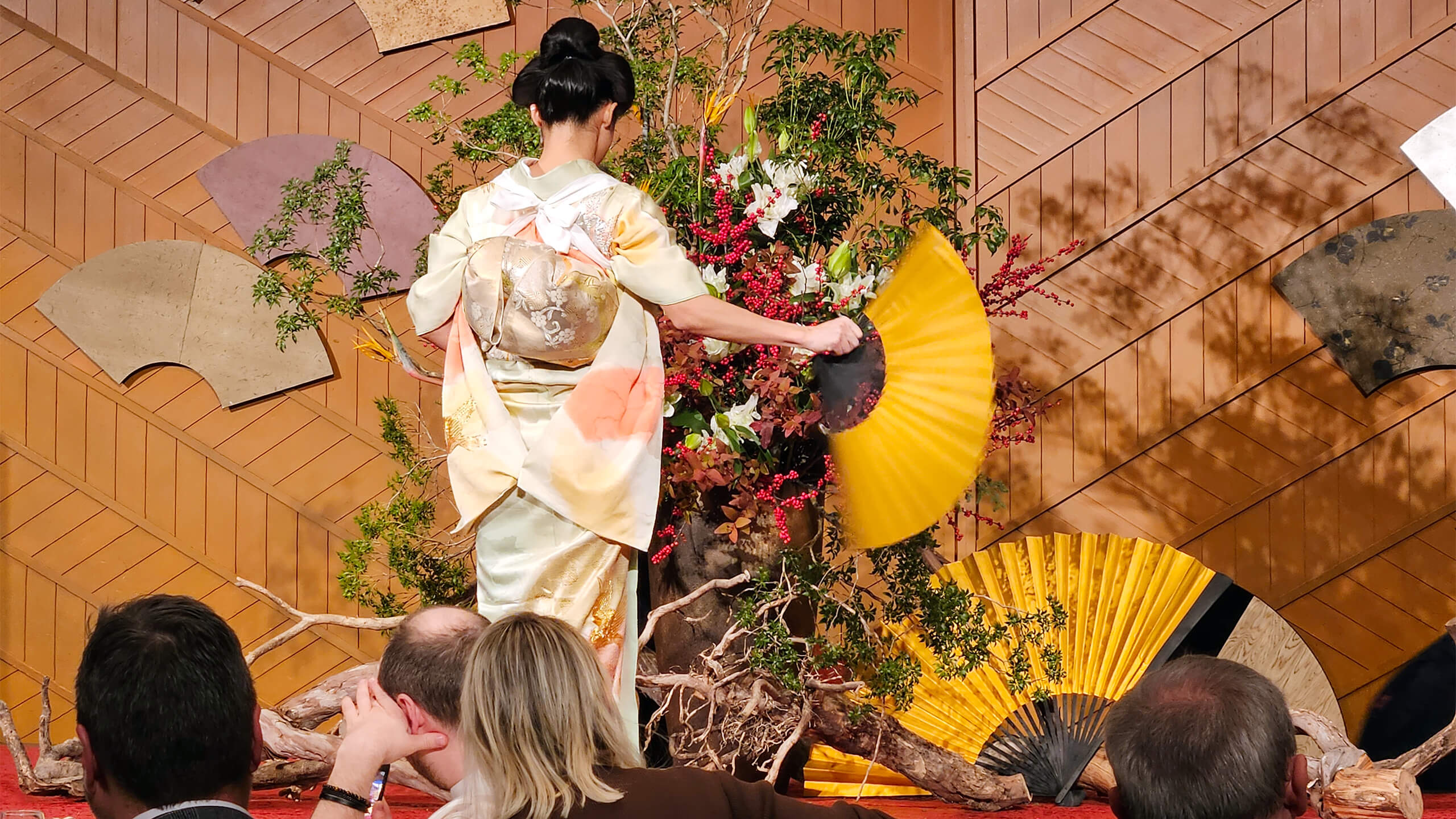 Ikebana Performance (Japanese Flower Arrangement)
