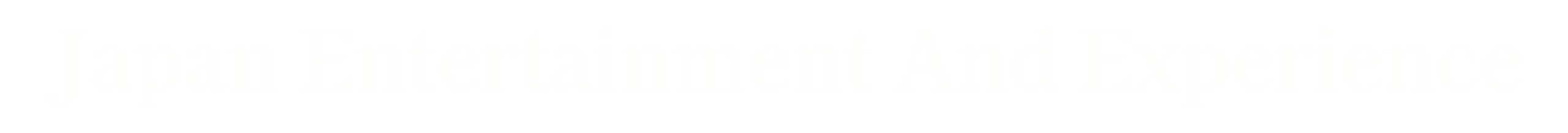 Japan Entertainment And Experience